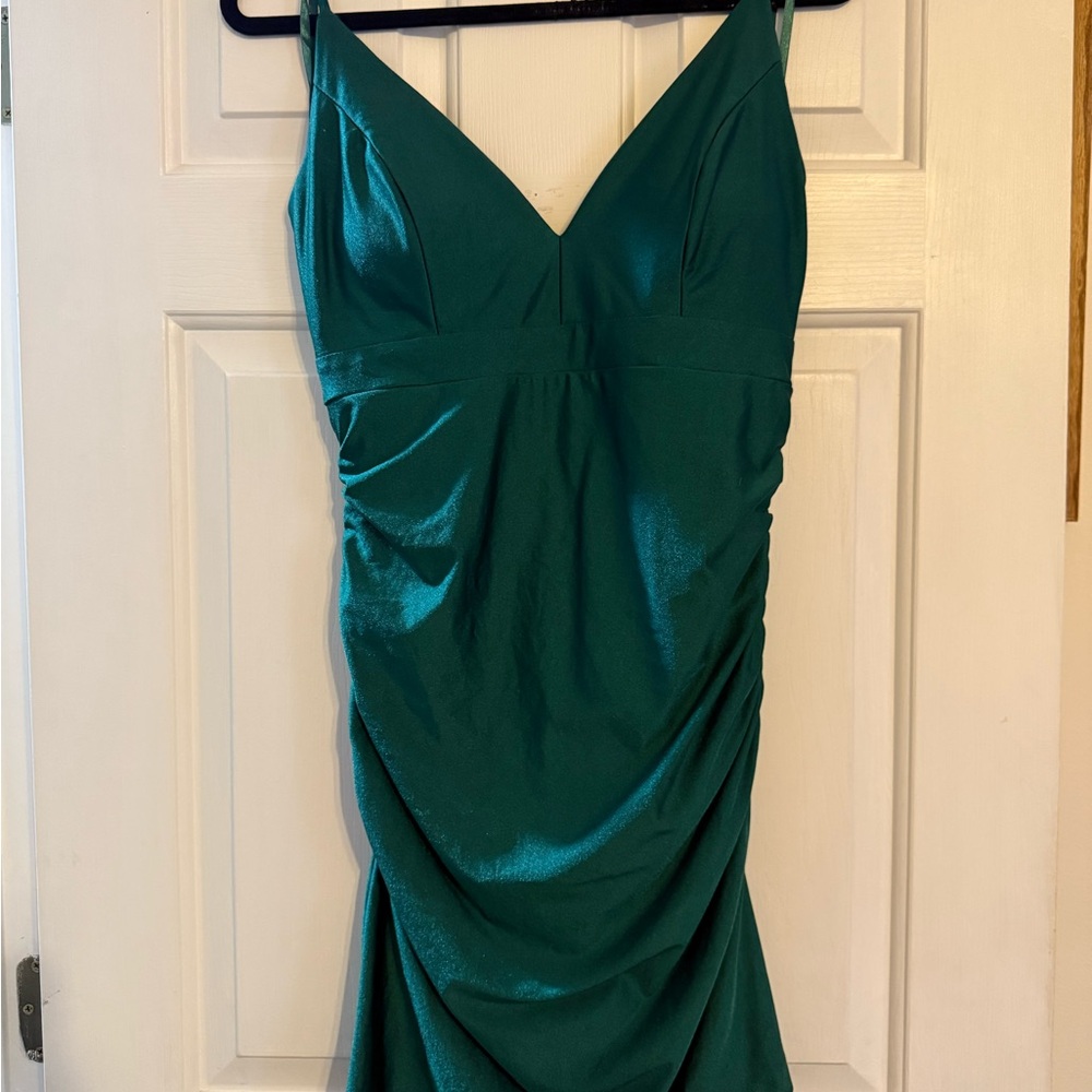 Windsor Green Strapless Dress